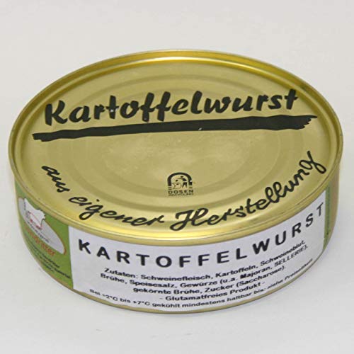 Hausmacher Kartoffelwurst 200g, Dosenwurst/Wurstkonserven von der Landmetzgerei Sandritter von Landmetzgerei Sandritter