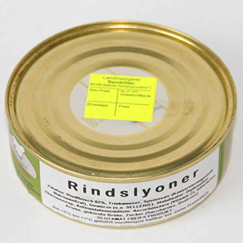 Rindslyoner 200g, Dosenwurst/Wurstkonserven von der Landmetzgerei Sandritter von Landmetzgerei Sandritter