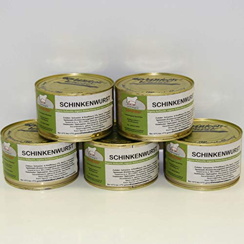 Schinkenwurst 5x400g Dosenwurst, Vorteilsset, Vorratsset, Landmetzgerei Sandritter von Landmetzgerei Sandritter