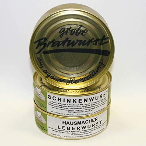 Unsere Besten 200g Probierset, Dosenwurst, Vorteilsset, Vorratsset, Landmetzgerei Sandritter Unsere Besten 200g Probierset, Dosenwurst, Vorteilsset, Vorratsset, Landmetzgerei Sandritter von Landmetzgerei Sandritter