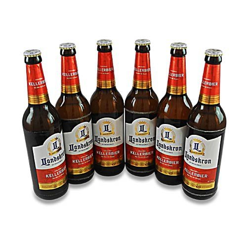 Landskron - Kellerbier (6 Flaschen à 0,5 l / 5% vol.) von Landskron Brauerei Görlitz