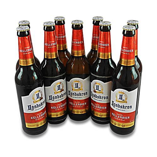 Landskron - Kellerbier (9 Flaschen à 0,5 l / 5% vol.) von Landskron Brauerei Görlitz