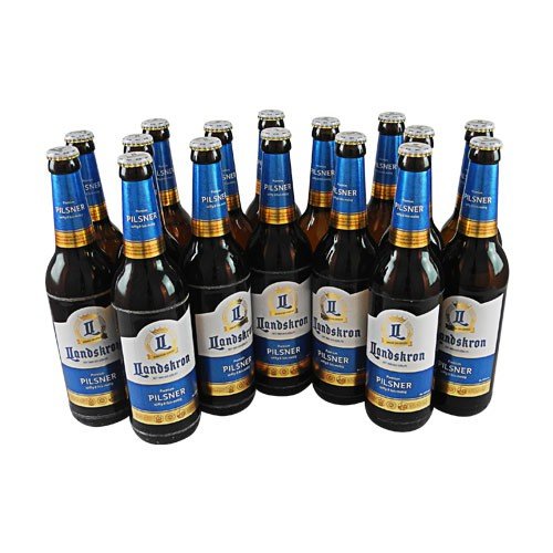 Landskron Premium Pilsner (16 Flaschen à 0,5 l / 4,8% vol.) von Landskron Brauerei Görlitz
