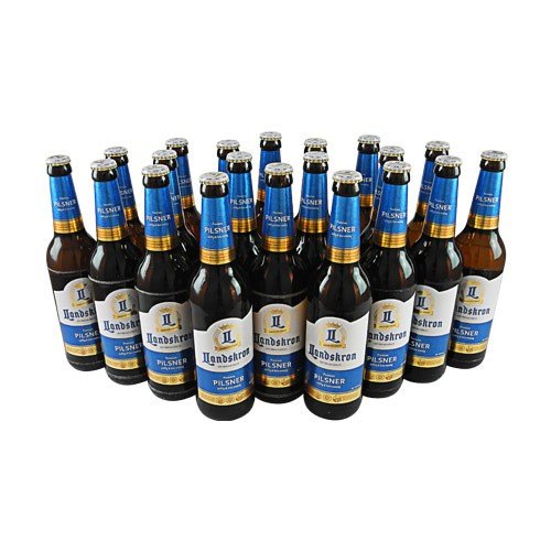 Landskron Premium Pilsner (20 Flaschen Bier à 0,5 l / 4,8% vol.) von Landskron Brauerei Görlitz