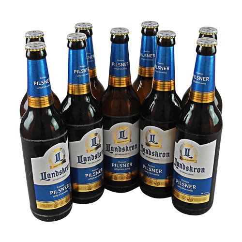 Landskron Premium Pilsner (9 Flaschen à 0,5 l / 4,8% vol.) von Landskron Brauerei Görlitz