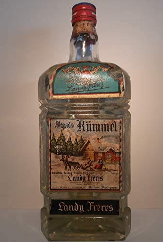 Landy Freres Doppio Kümmel Liqueur Italy 1960s 45% 1000ml Landy Freres Doppio Kümmel Liqueur Italy 1960s 45% 1000ml von Landy Freres