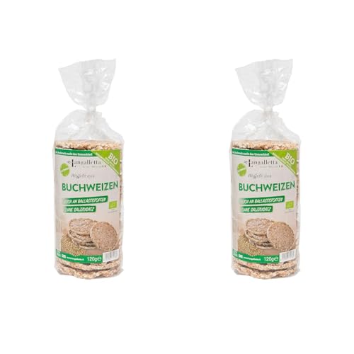 Langaletta Buchweizenwaffel, 120 g (Packung mit 2) von Langaletta