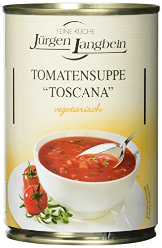 Jürgen Langbein Tomatensuppe Toscana, 6er Pack (6 x 400 ml) von LANGBEIN