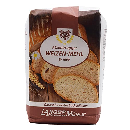Weizen Mehl W 1600 1kg Weizen Mehl W 1600 1kg von Langer Mühle