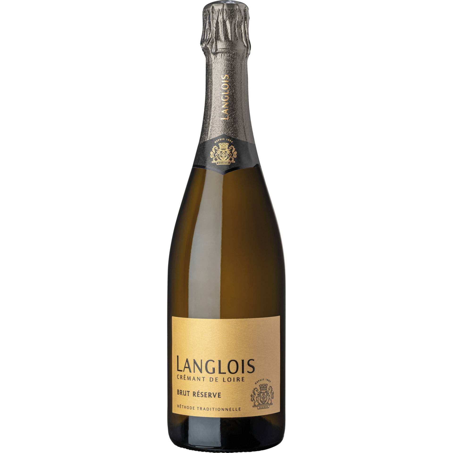 Langlois Crémant de Loire Brut Reserve, Crémant de Loire AOP, Brut, Loire, Schaumwein Langlois Crémant de Loire Brut Reserve, Crémant de Loire AOP, Brut, Loire, Schaumwein von Langlois-Chateau SA,49426,Saumur-Cedex,Frankreich