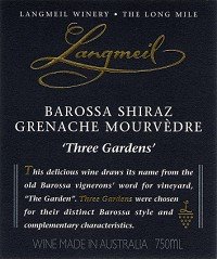 Langmeil 2019 ThreeGardens Shiraz/Mataro/Grenache 0.75 Liter von Langmeil