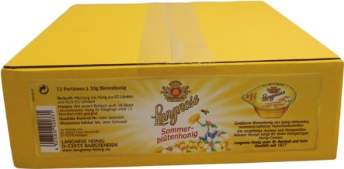 Langnese Sommerblütenhonig Goldklar 72 x 20g von Langnese