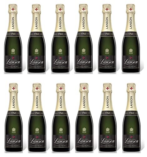12x 0,375l - Champagne Lanson - Le Black Label - brut - Champagne A.O.P. - Frankreich - Champagner trocken von Lanson Champagne