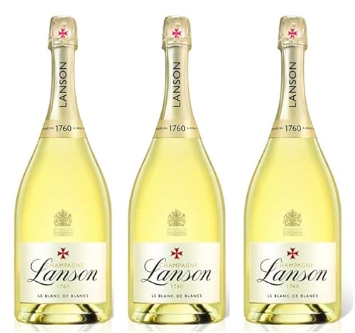 3x 1,5l - Champagne Lanson - Le Blanc de Blancs - MAGNUM - Champagne A.O.P. - Frankreich - Champagner trocken von Lanson Champagne