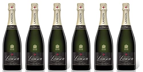 6x 0,75l - Champagne Lanson - Le Black Label - brut - Champagne A.O.P. - Frankreich - Champagner trocken von Lanson Champagne