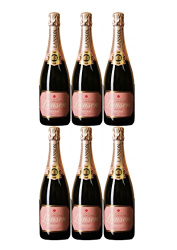 Lanson Champagner Rose Label Brut Rosé (6er Vorratspaket) von Lanson