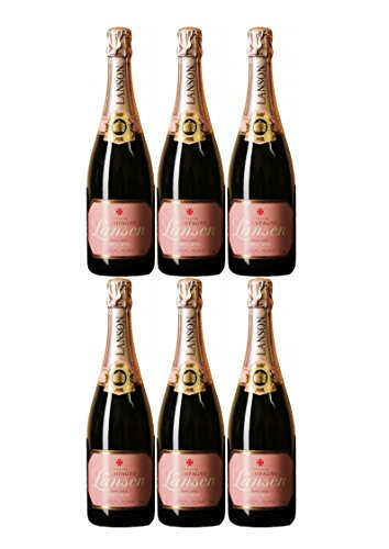 Lanson Champagner Rose Label Brut Rosé (6er Vorratspaket) von Lanson