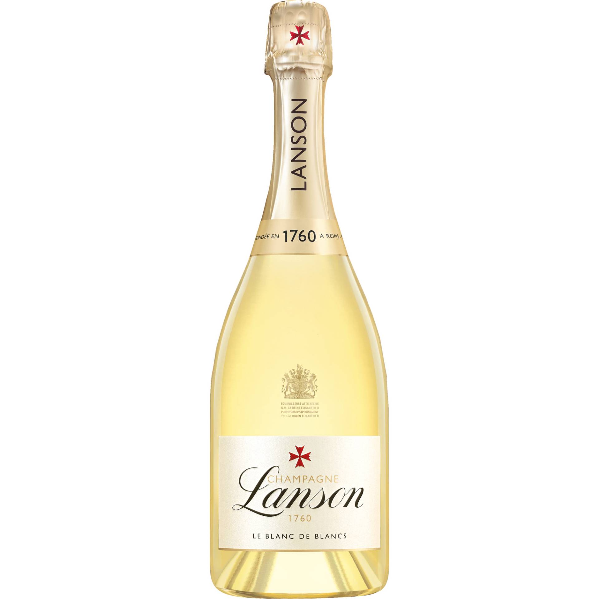 Champagne Lanson Blanc de Blancs, Brut, Champagne AC, Champagne, Schaumwein von Lanson International Diffusion, 66 Rue de Courlancy CS20017, 51100 Reims, France