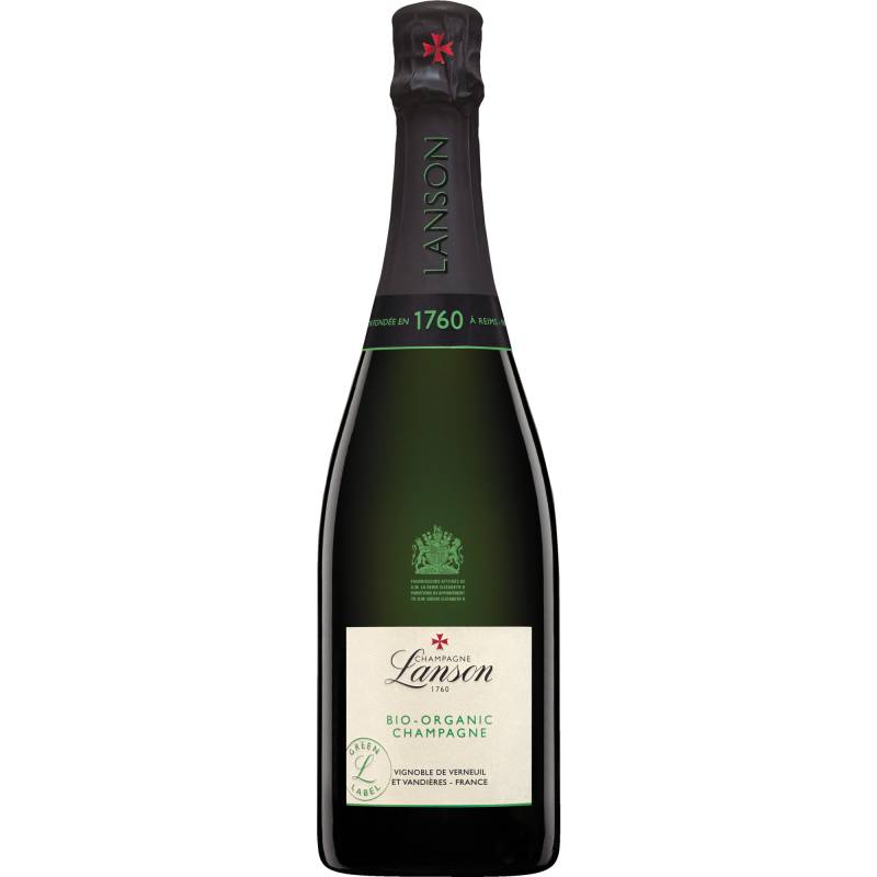Champagne Lanson Green Label Bio, Brut, Champagne AC, Champagne, Schaumwein von Lanson International Diffusion, 66 Rue de Courlancy CS20017, 51100 Reims, France