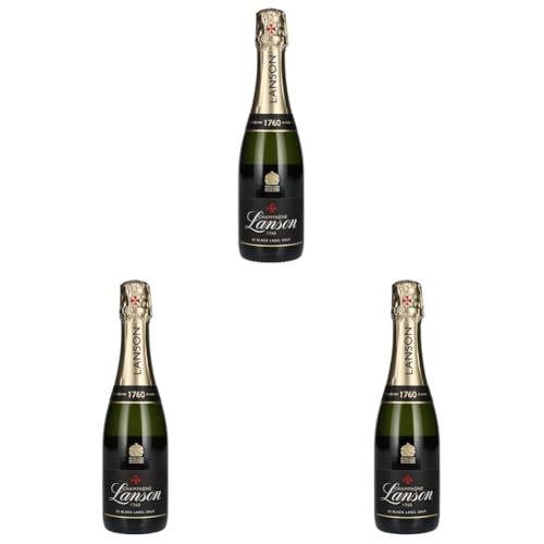 Lanson Le Black Label Brut Champagner (1 x 0.375 l) (Packung mit 3) von Lanson
