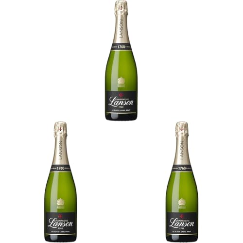 Lanson Le Black Label Brut Champagner (1 x 0.75 l) (Packung mit 3) von Lanson