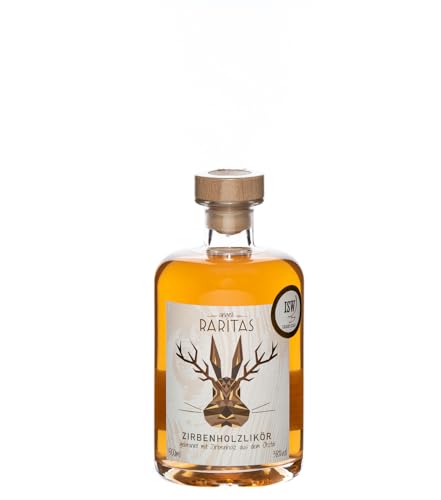Raritas Zirbenholzlikör 0,5 Liter 38% Vol. Raritas Zirbenholzlikör 0,5 Liter 38% Vol. von Lantenhammer