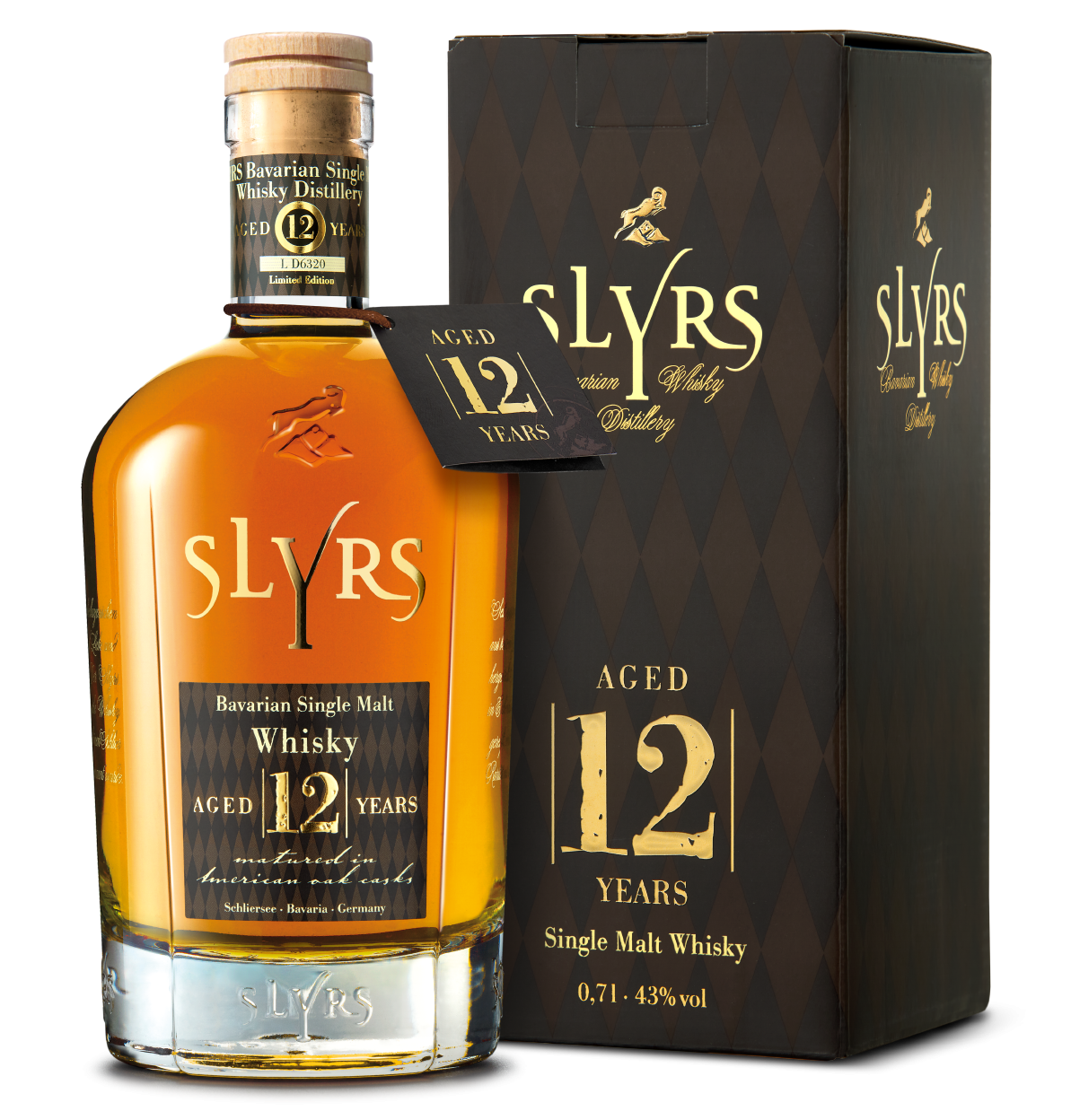 Slyrs - Whisky 12 Jahre Jahrgang 2006/2018  0,7 l in... von Lantenhammer