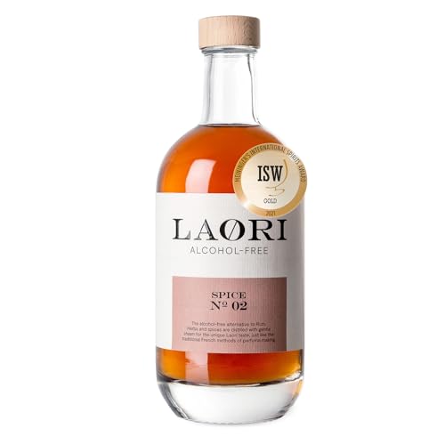 Laori Spice No 02 | Alkoholfreie Alternative zu Rum | Vegan, kalorienarm & zuckerfrei | Feinste Botanicals ohne künstliche Aromen | Perfekt für alkoholfreie Longdrinks | 500 ml Laori No 2 von Laori