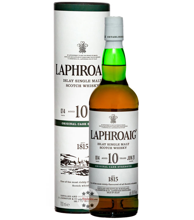 Laphroaig 10 Cask Strength Batch 14 Whisky (58,6 % Vol., 0,7 Liter) von Laphroaig Distillery