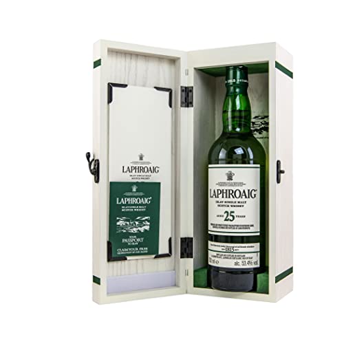 Laphroaig 25 Years Old Islay Single Malt Scotch Whisky 49,8% Volume 0,7l in Holzkiste Whisky Laphroaig 25 Years Old Islay Single Malt Scotch Whisky 49,8% Volume 0,7l in Holzkiste Whisky von Laphroaig