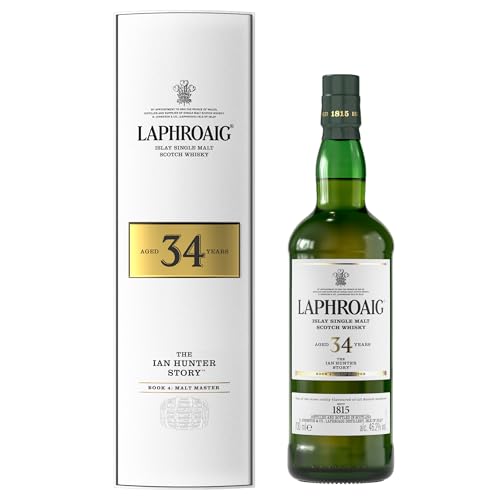 Laphroaig 34 Years Old The Ian Hunter Story Book 4: Malt Master 46,2% Vol. 0,7l in Geschenkbox von Laphroaig