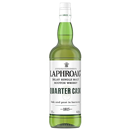 Laphroaig Quarter Cask | Islay Single Malt Scotch Whisky | mit Geschenkverpackung | in Quarter Casks gereift | 48% Vol | 700ml Einzelflasche von Laphroaig