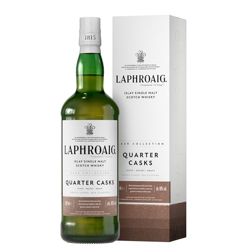 Laphroaig Quarter Cask | Islay Single Malt Scotch Whisky | mit Geschenkverpackung | in Quarter Casks gereift | 48% Vol | 700ml Einzelflasche von Laphroaig