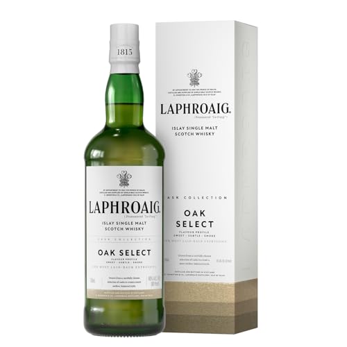 Laphroaig Select | Islay Single Malt Scotch Whisky | mit Geschenkverpackung | sanfter Torfrauch mit süßlichen Noten | 40% Vol | 700ml ( Die Geschenkverpackung kann variieren) von Laphroaig