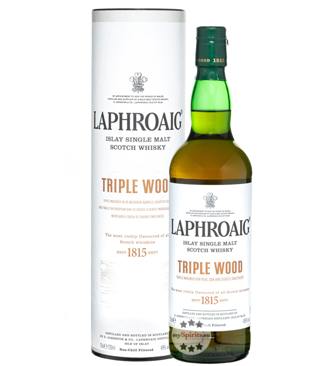 Laphroaig Triple Wood Islay Single Malt Scotch Whisky (48 % Vol., 0,7 Liter) von Laphroaig Distillery