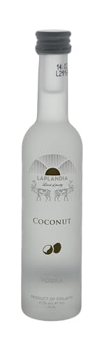 Laplandia I Flavoured Coconut Vodka I 50 ml Flasche I 37,5% I Premium Kokosnuss Wodka Miniaturen aus Lapland Laplandia I Flavoured Coconut Vodka I 50 ml Flasche I 37,5% I Premium Kokosnuss Wodka Miniaturen aus Lapland von Laplandia