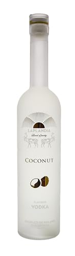 Laplandia I Flavoured Coconut Vodka I 700 ml Flasche I 37,5% Volume I Premium Kokosnuss Wodka aus Lapland von Laplandia