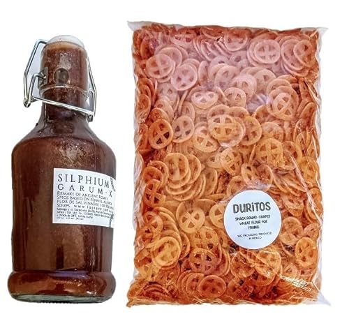 Chicharron and Duritos & ancient roman salsa Silphium Garum X Chicharron and Duritos & ancient roman salsa Silphium Garum X von Laprove