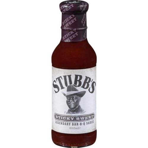 Stubbs BBQ-Sauce klebrig süß 300 ml von Laprove