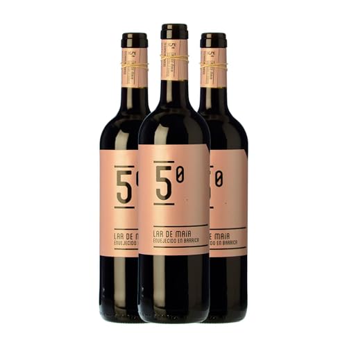 Lar de Maía 5º Tempranillo Vino de la Tierra de Castilla y León 75 cl (Schachtel mit 3 Flaschen von 75 cl) von Lar de Maía