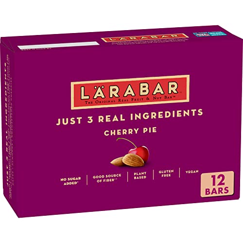 Larabar Cherry Pie, Glutenfreie, vegane Obst- und Nussriegel, 45 g Riegel, 12 Stück Larabar Cherry Pie, Glutenfreie, vegane Obst- und Nussriegel, 45 g Riegel, 12 Stück von Larabar
