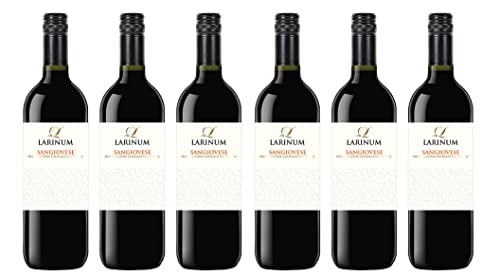 6x 0,75l - Farnese Vini - Larinum - Sangiovese - Puglia I.G.P. - Apulien - Italien - Rotwein trocken von Larinum