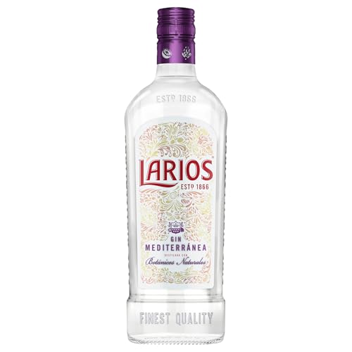 Larios Gin Mediterránea | mit Wacholderbeeren und Zitrusfrüchte | perfekt für Longdrinks und Cocktails | 37.5 % vol | 1000 ml von LARIOS