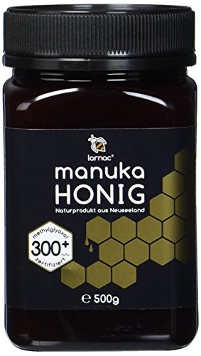 Larnac Manuka Honig 300+ MGO aus Neuseeland, 500g, zertifizierter Methylglyoxalgehalt von Larnac