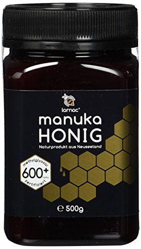 Larnac Manuka Honig 600+ MGO aus Neuseeland, 500g, zertifizierter Methylglyoxalgehalt Larnac Manuka Honig 600+ MGO aus Neuseeland, 500g, zertifizierter Methylglyoxalgehalt von Larnac
