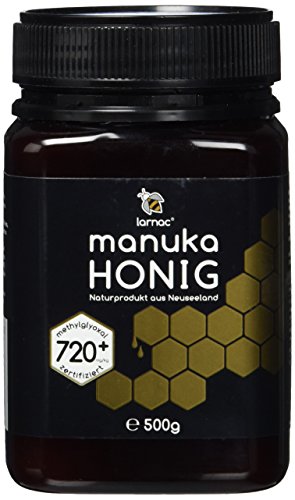 Larnac Manuka Honig 720+ MGO, 1 x 500g, hochwertig und zertifiziert von Larnac