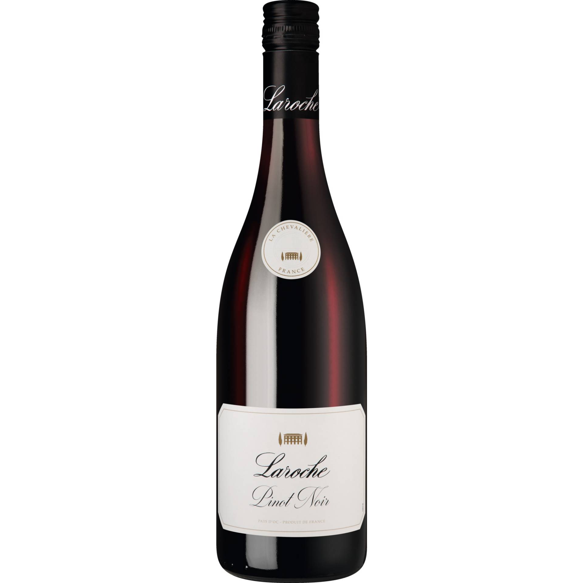 Mas la Chevalière Pinot Noir, Pays d'Oc IGP, Languedoc-Roussillon, 2023, Rotwein von Laroche, 34500 Béziers, France
