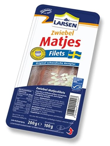 LARSEN Zwiebel Matjesfilets MSC 200 g von Larsen