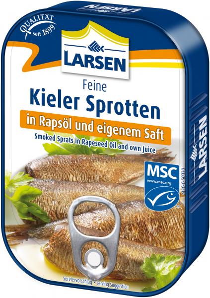 Larsen Feine Kieler Sprotten in Rapsöl und eigenem Saft von Larsen