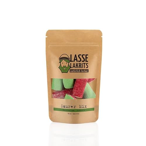 Saurer-Mix Mini Wassermelone Erdbeere 135g Saurer-Mix Mini Wassermelone Erdbeere 135g von Lasse Lakrits